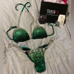Custom made Muscle Dazzle NPC Competition Bikini.